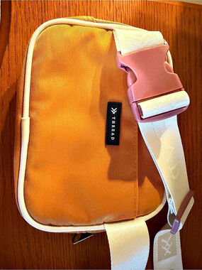 THREAD Crossbody Bag in Orange & Pink Like New